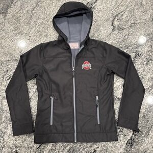 Ohio State Buckeyes Varsity Authentic Apparel Jacket Hoodie Medium #355